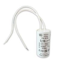 Photo produit d'un condensateur filaire 3,15 microfarad