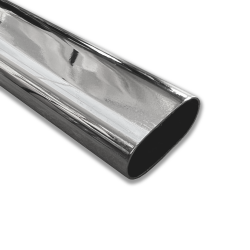 Représente une photo produit d'une barre de penderie en inox recoupable