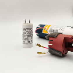 photo produit d'un condensateur à cosses pour moteur somfy