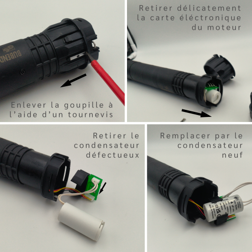 Condensateur à connecteur pour volet roulant Bubendorff – Image 2