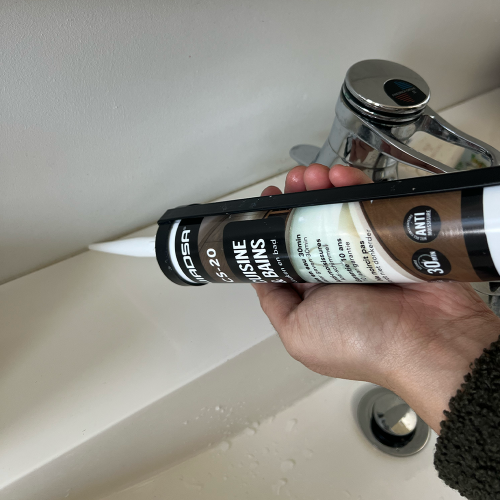Mastic Silicone Sanitaire CS-20 – Cuisine & Salle de Bain – Cartouche 280 ml – Image 3