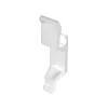 Photo d'un support blanc pour espagnolette 2 vantaux