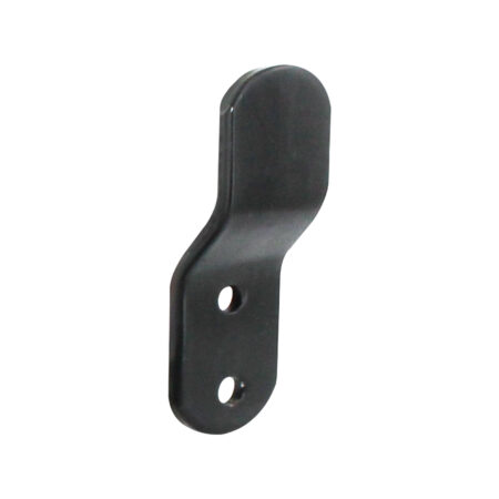 Fléau de persienne noir en aluminium pour verrouillage de volets, avec support – Image 4