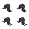 Photo du lot de 4 colliers en aluminium