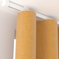 Kit de Tringle Rail Pour Rideaux effet Vague D20X20 1m50