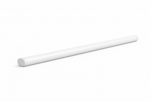 Barre de penderie ovale 30x15 recoupable blanche