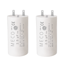 Condensateur à cosses MECO Faston 2.8 pour moteur de volet Somfy