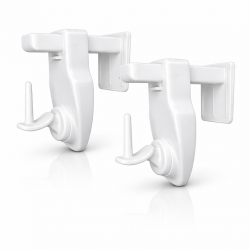Lot de 2 supports clic pour tringle de fenêtres spécial voilage