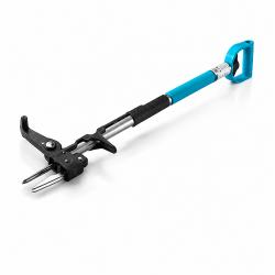 Désherbeur Professionnel à Racines Profondes - Arrache Mauvaises Herbes Manuel avec Griffes en Acier Inoxydable - Manche Télescopique Réglable 99 à 119 cm