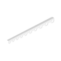 Support Porte-Cintres 10 Places 480 mm – Rangement Dressing Sous Pente Sans Déport – Gain de Place pour Placard et Penderie – Blanc