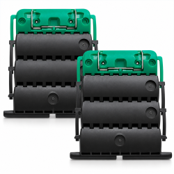 Lot de 2 verrous Clicksur H875F à 3 maillons - Attaches rigides pour volet roulant, lames de 8 mm