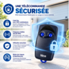 Télécommande NICE FLO2 pour portail et porte de garage